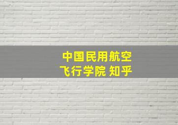 中国民用航空飞行学院 知乎